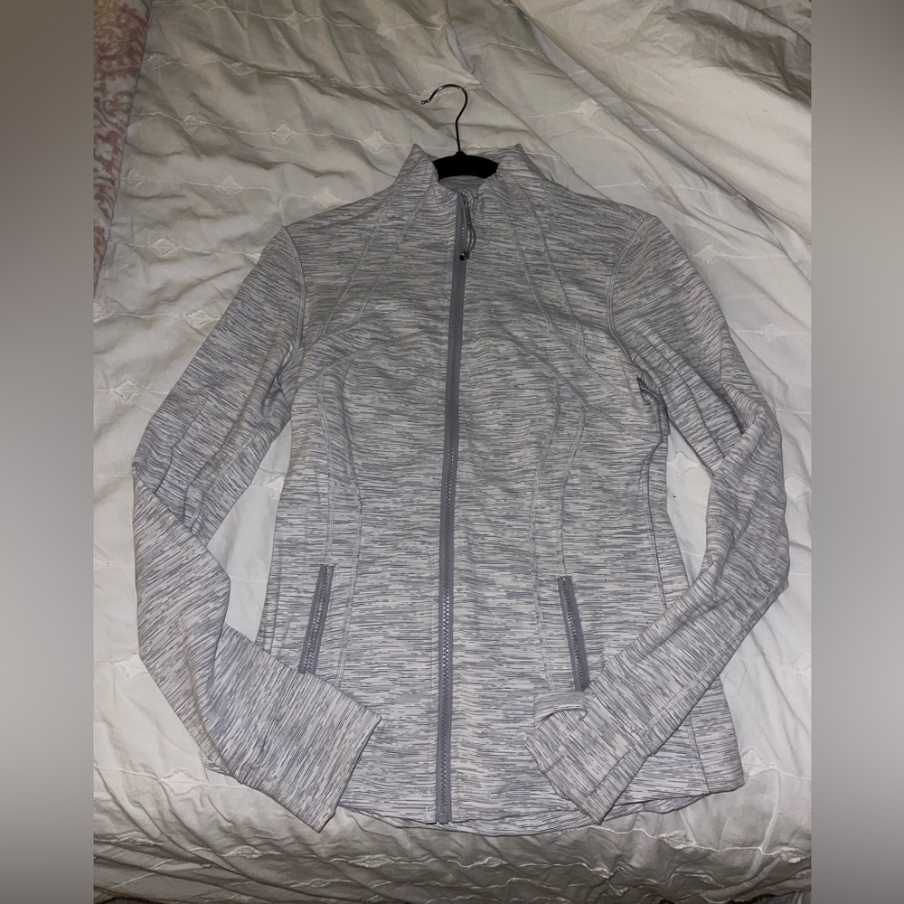 Lululemon grey define jacket size 8